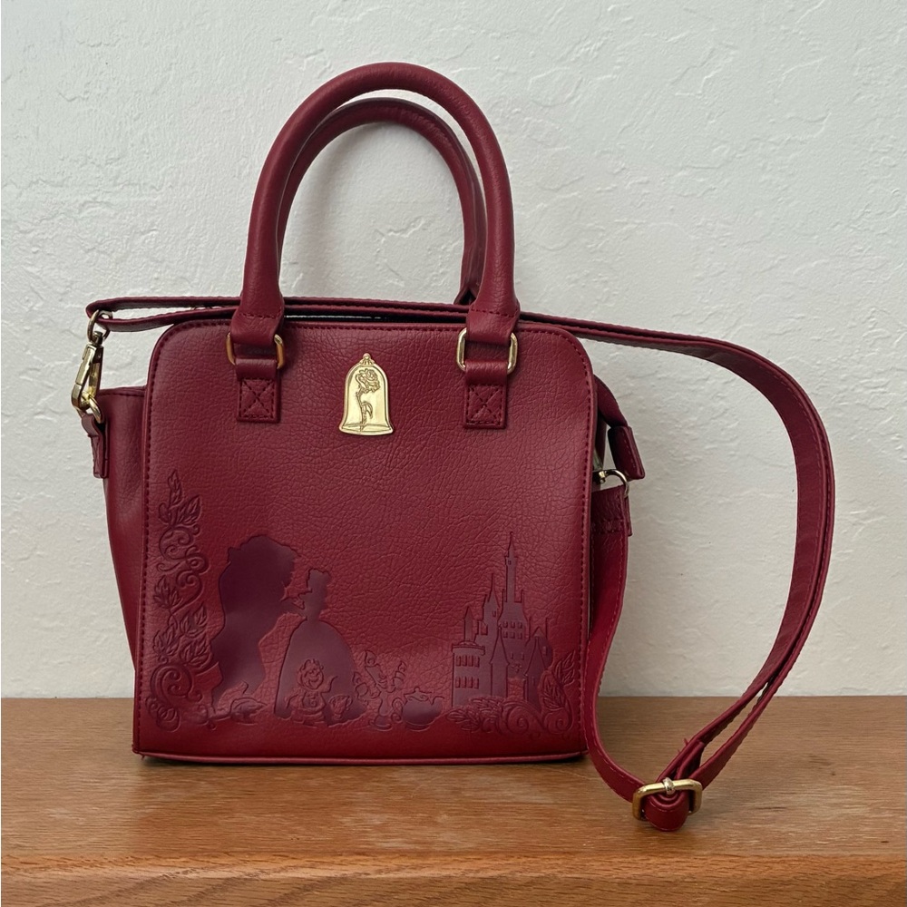 Loungefly Beauty And The Beast Rose Handbag Rare